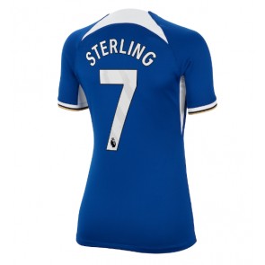 Lacne Ženy Futbalové dres Chelsea Raheem Sterling #7 2023-24 Krátky Rukáv - Domáci